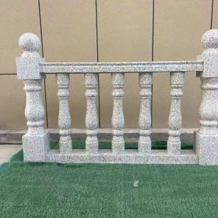 安阳芝麻白阳台栏杆 花岗岩栏杆