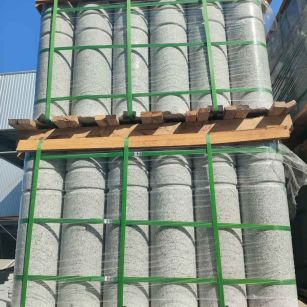 安阳挡车柱芝麻白 挡车石