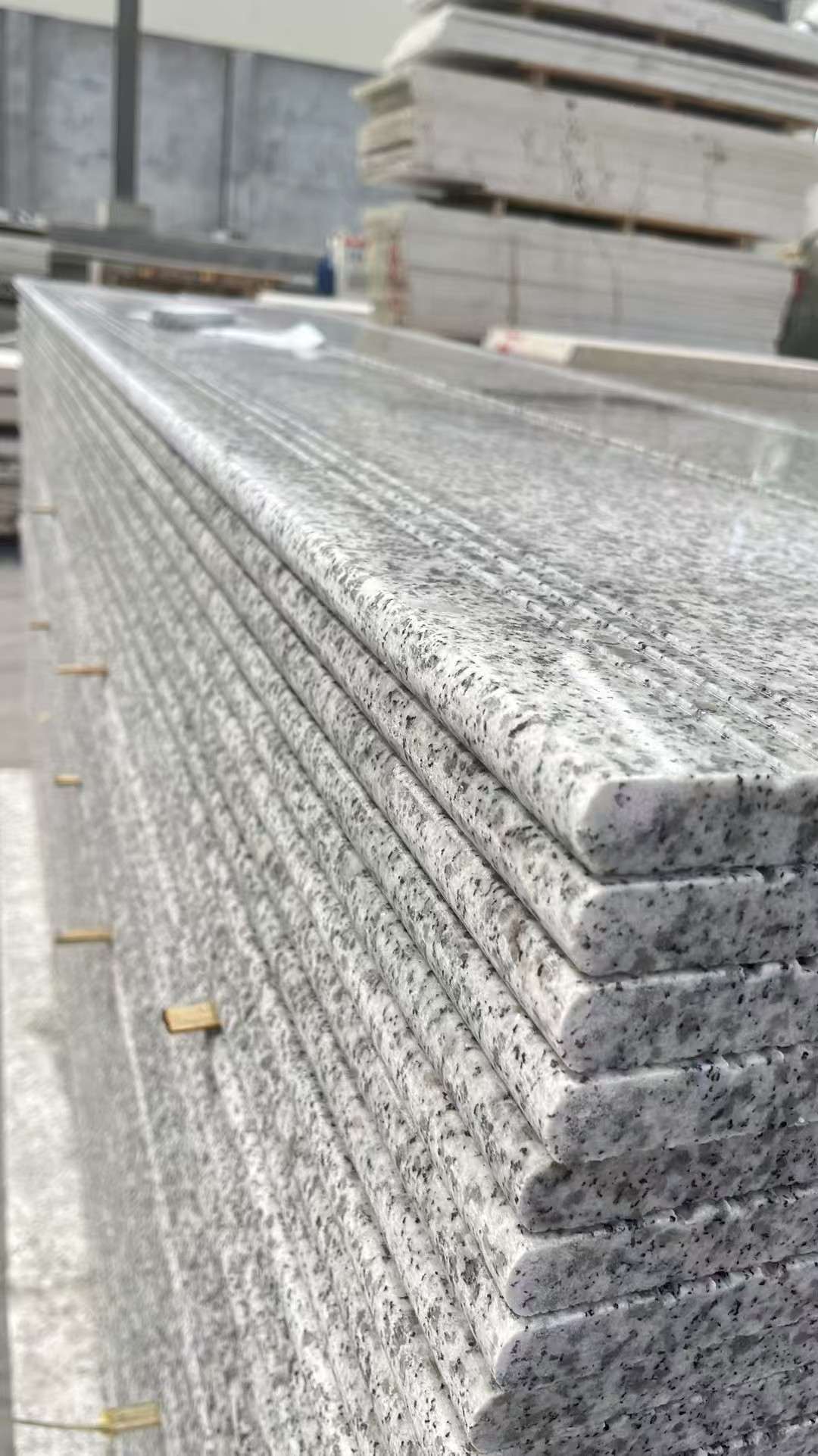 安阳芝麻白楼梯踏步 花岗岩楼梯板材